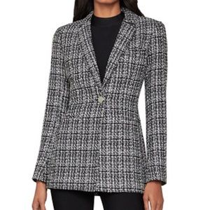 Bcbg Maxazria Colleen tweed blazer jacket nwt fitted style